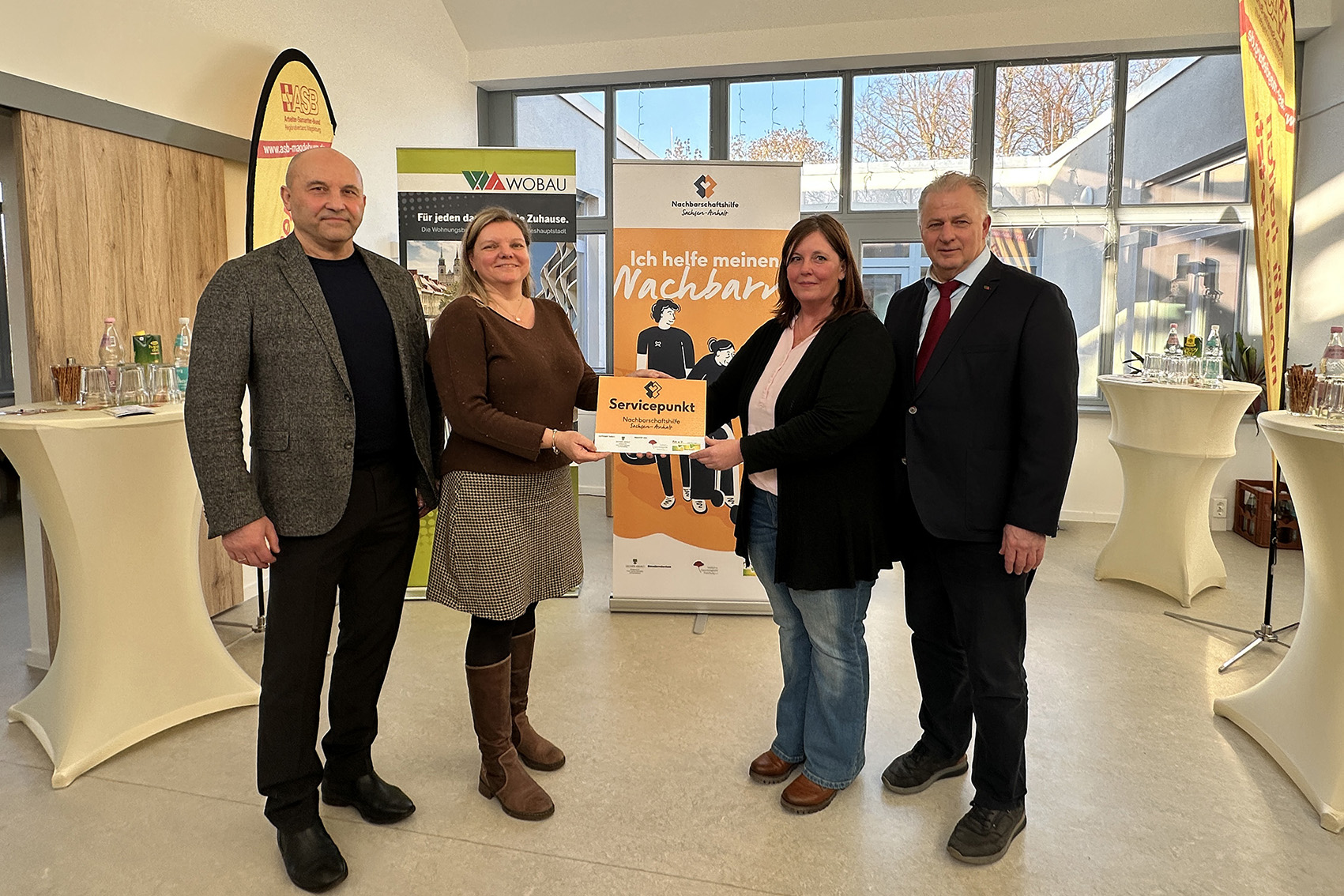 Erster Servicepunkt  für Nachbarschaftshilfe eröffnet