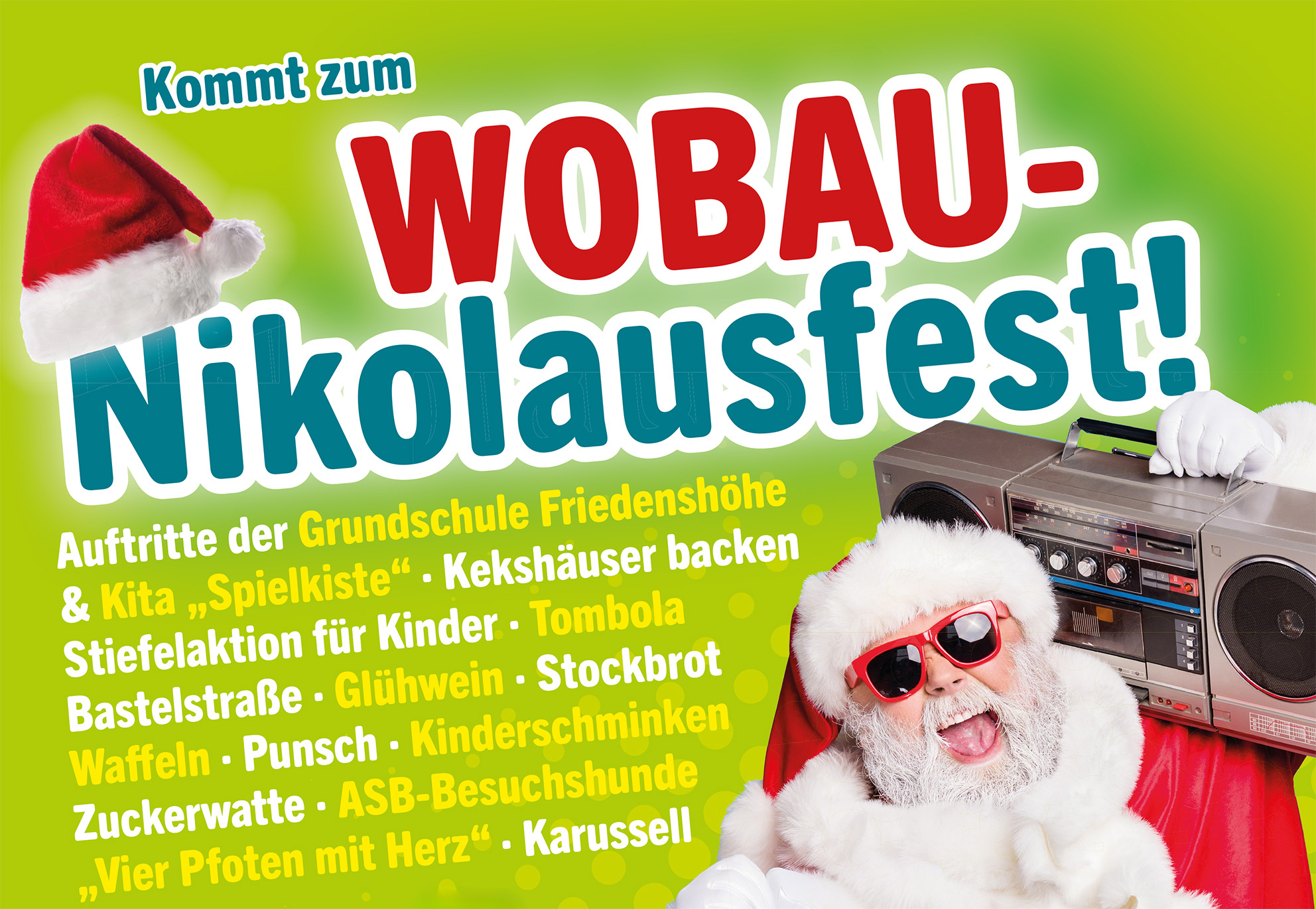 Wobau Nikolausfest A3 Plakat.indd